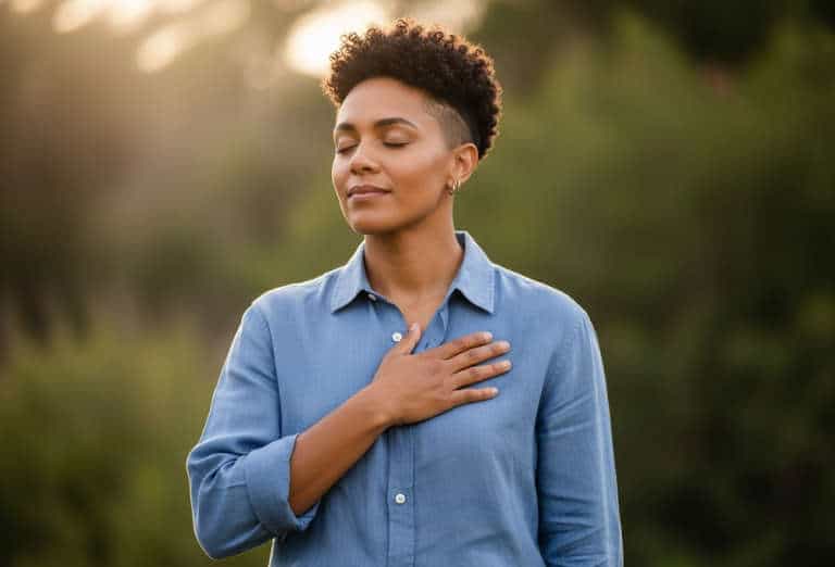 A diverse woman relaxed 768